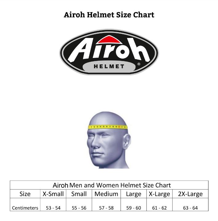 Airoh outlet helmet sizing
